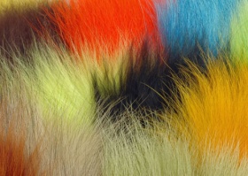   Fly-Fishing Temple Dog Hair Hot Green X-Long 7+ cm