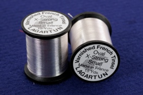 Овальный люрекс Lagartun Metallic Oval Tinsel X-Strong Small  Silver