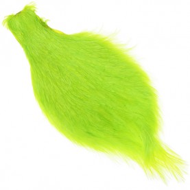   Wapsi Chinese Streamer Rooster Neck #2 Fluo Chartreuse