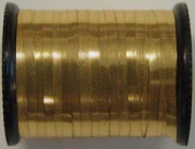 Тисненый люрекс Lagartun Metallic Flat Embossed Tinsel Medium 5 yd Satin Gold