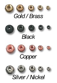   Fly-Fishing Brass Beads 1.5 . Black 