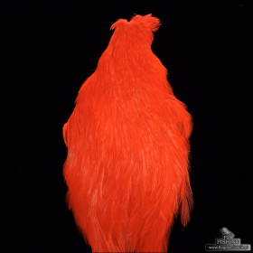   Wapsi Chinese Streamer Rooster Neck #2 Fluo Fire Orange